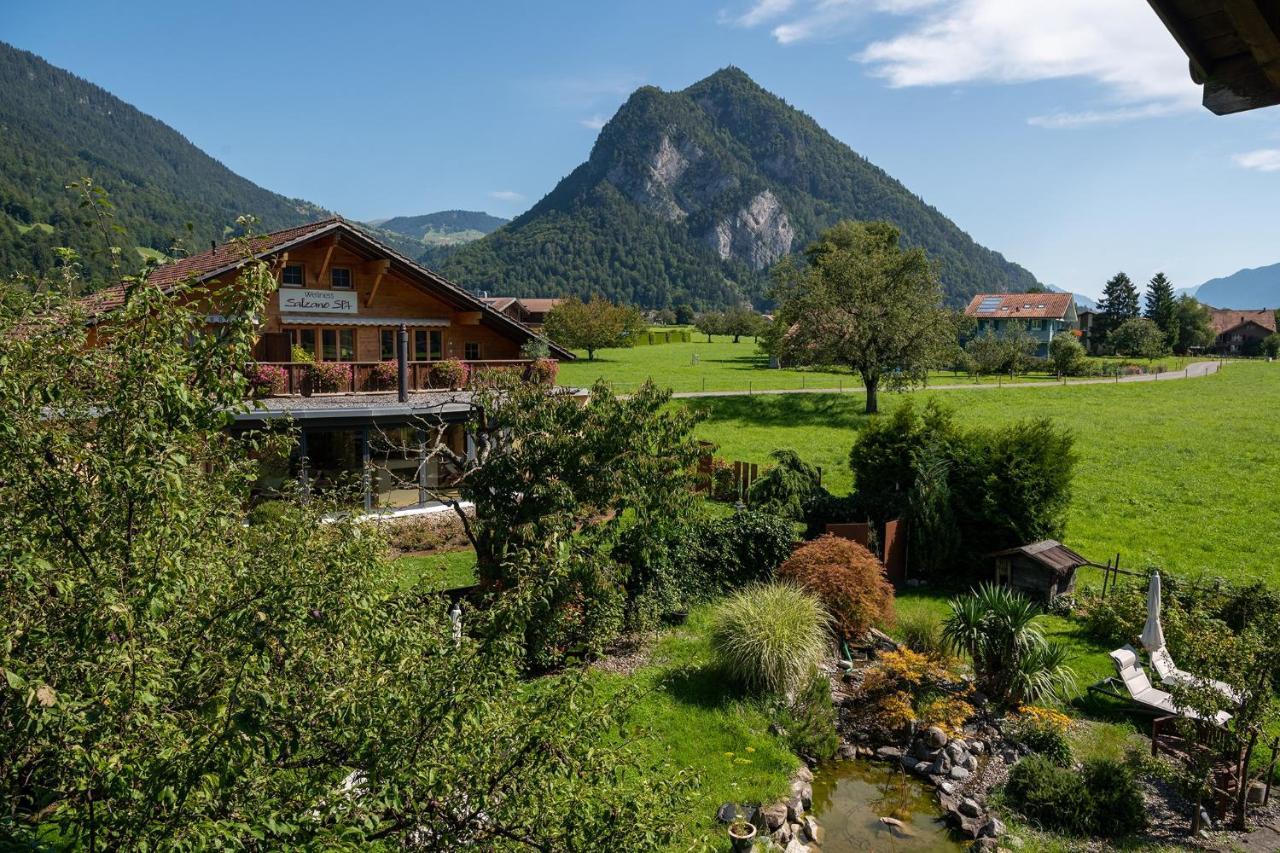 SALZANO Hotel - Spa - Restaurant Unterseen Exterior foto