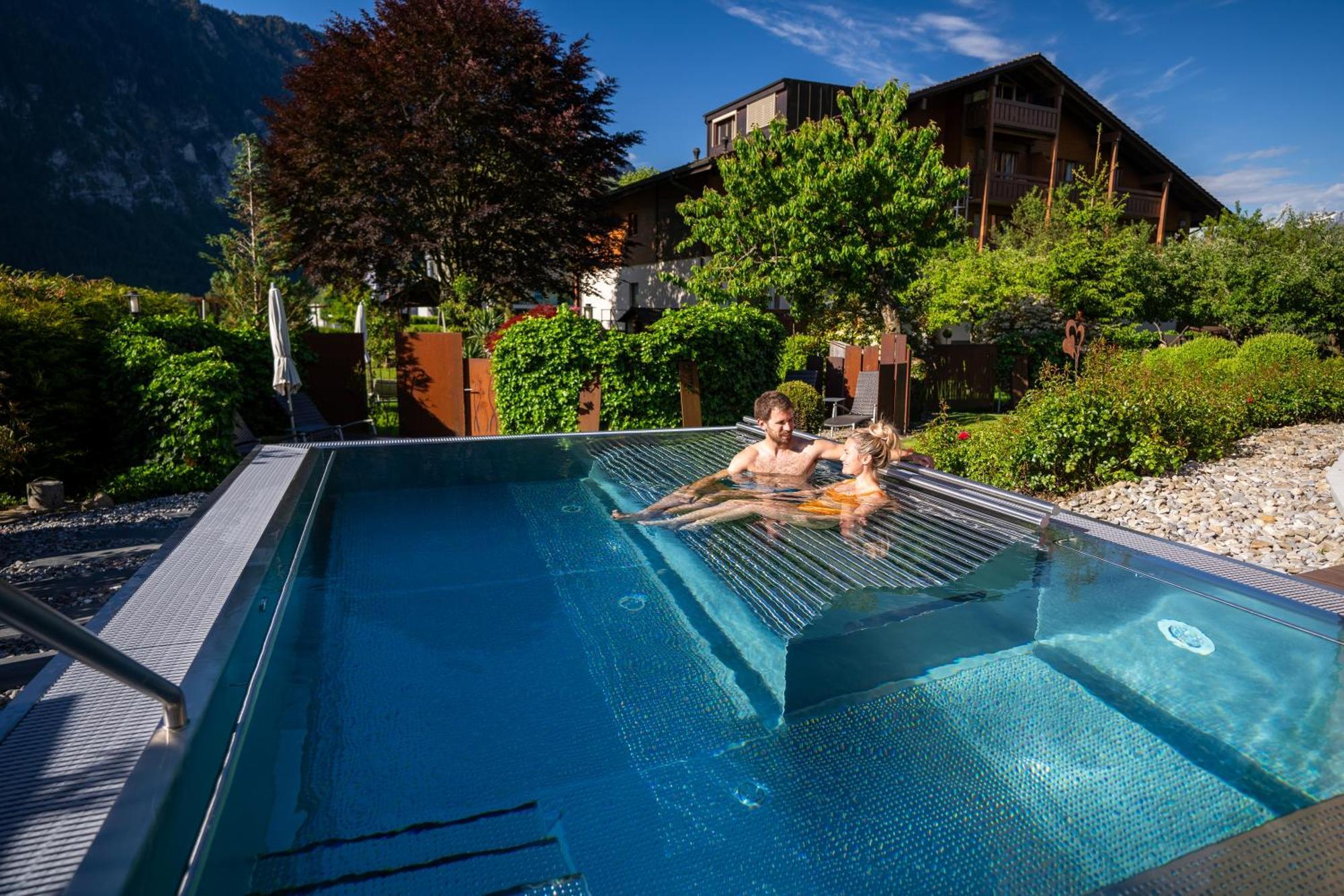SALZANO Hotel - Spa - Restaurant Unterseen Exterior foto