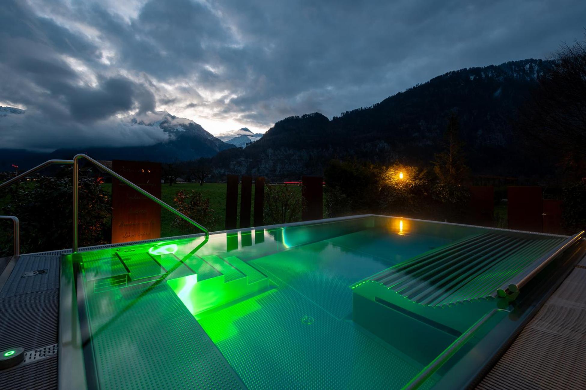SALZANO Hotel - Spa - Restaurant Unterseen Exterior foto